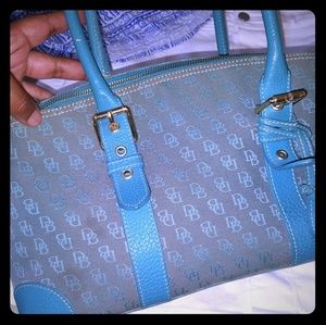 Authentic Dooney & Burke Blue Bag
